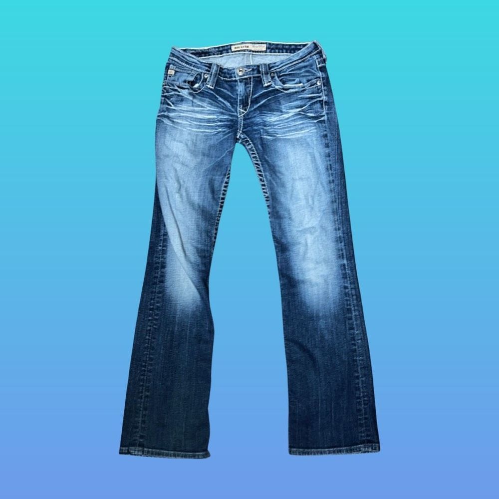 Big Star Sweet Bootcut Ultra Low Jeans Size 27x28